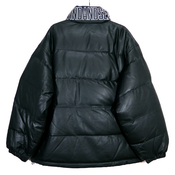 WIND AND SEA ウィンダンシー 22AW RAM LEATHER DOWN JACKET WDS-13TH ...