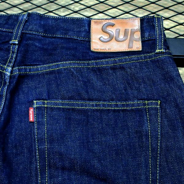 SUPREME シュプリーム SLIM JEAN スリム ジーンズ インディゴ デニム パンツ ボトムス