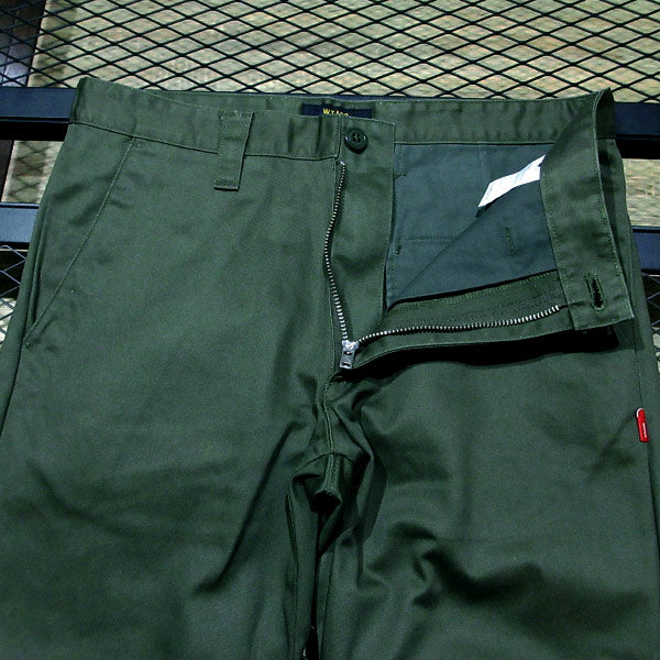 WTAPS ダブルタップス 17SS KHAKI TIGHT/TROUSERS.COTTON.CHINO 171LTDT-PTM02 カーキ タイト トラウザーズ コットン チノ オリーブドラブ パンツ ボトムス