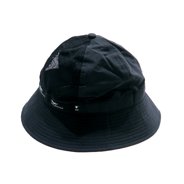 WTAPS ダブルタップス 22SS BALL 02/HAT/NYLON.TUSSAH 221HCDT-HT19 ボール ハット ナイロン タッサー ブラック メッシュ