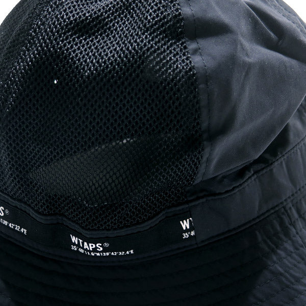 WTAPS ダブルタップス 22SS BALL 02/HAT/NYLON.TUSSAH 221HCDT-HT19 ボール ハット ナイロン タッサー ブラック メッシュ