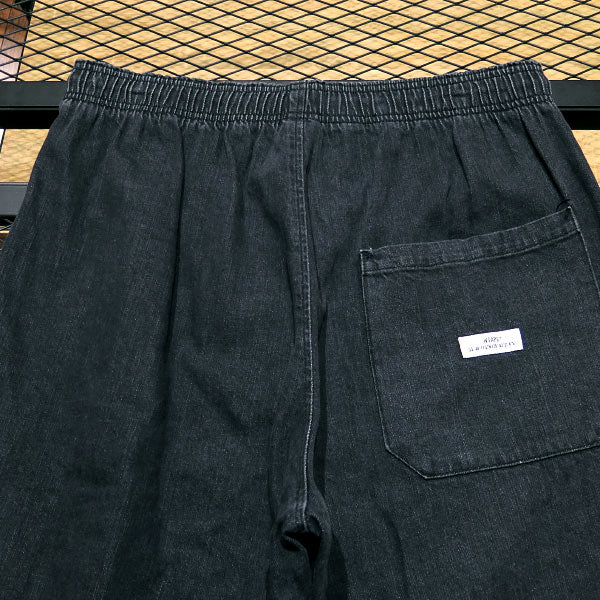 WTAPS ダブルタップス 21AW SEAGULL 02/TROUSERS/COTTON.DENIM 212WVDT-PTM07 シーガル トラウザーズ コットン デニム パンツ ブラック