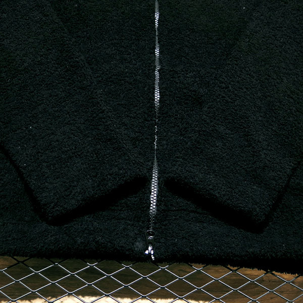 F.C.Real Bristol エフシーレアルブリストル 20SS PILE ZIP UP HOODIE FCRB-200070 パイル ジップ アップ フーディー ブラック F.C.R.B. パーカー