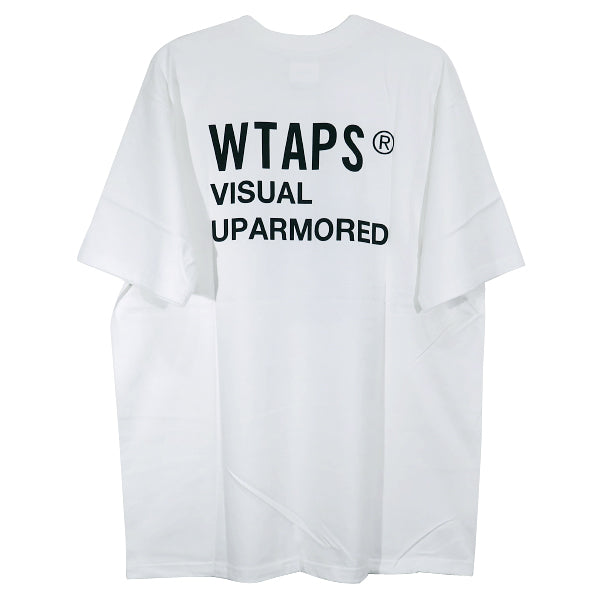 WTAPS ダブルタップス 20SS DCLXVI TEE 201PCDT-ST12S VISUAL UPARMORED ショートスリーブ Tシャツ ホワイト カットソー