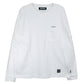 NEIGHBORHOOD ネイバーフッド 22SS CLASSIC-P/C-CREW.LS 221OKNH-CSM01 クラシック ポケット ロングスリーブ Tシャツ ホワイト ロンT 長袖 カットソー ポケT