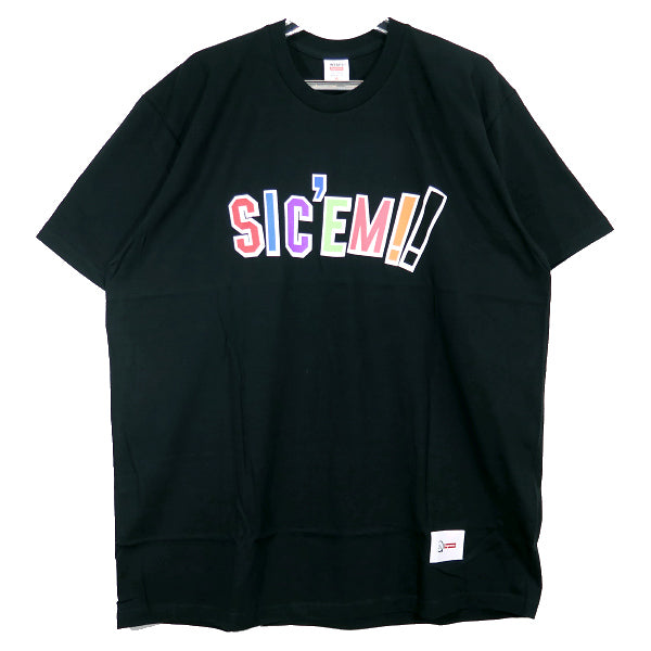 WTAPS ダブルタップス x SUPREME シュプリーム 21AW SIC'EM! TEE 21274SPD-CSM01S Tシャツ ブラック 黒 カットソー