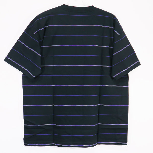 DESCENDANT ディセンダント 23SS HORIZONTAL MULTI STRIPE SS 231ATDS-CSM26 ホリゾンタル マルチ ストライプ ショートスリーブ Tシャツ ブラック