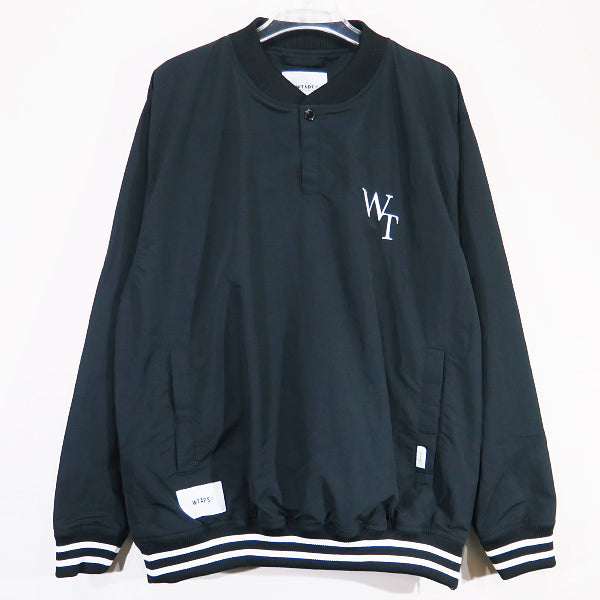 WTAPS ダブルタップス 23SS PITCH/JACKET/NYLON.TUSSAH.LEAGUE 231BRDT-JKM02 ピッチ ジャケット ナイロン タッサー ブラック アウター