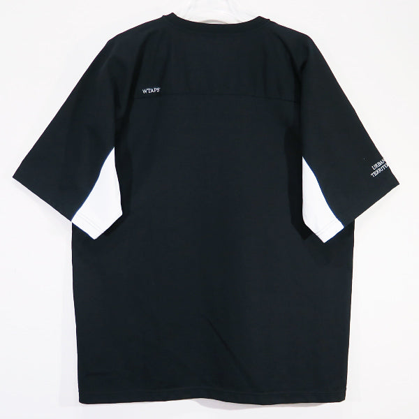 WTAPS ダブルタップス 23SS QB/SS/CTPL.WUT 231ATDT-CSM31 ショートスリーブ フットボール Tシャツ WTAPS URBAN TERRITORY ブラック 半袖