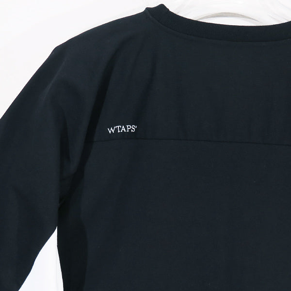 WTAPS ダブルタップス 23SS QB/SS/CTPL.WUT 231ATDT-CSM31 ショートスリーブ フットボール Tシャツ WTAPS URBAN TERRITORY ブラック 半袖