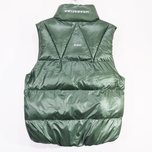 WTAPS ダブルタップス 22AW BIVOUAC/VEST/POLY.TAFFETA.FORTLESS 222BRDT-JKM01 ビバーク ダウン ベスト オリーブドラブ トップス