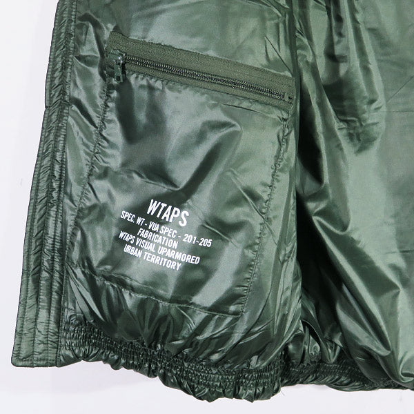 WTAPS ダブルタップス 22AW BIVOUAC/VEST/POLY.TAFFETA.FORTLESS 222BRDT-JKM01 ビバーク ダウン ベスト オリーブドラブ トップス