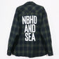 NEIGHBORHOOD ネイバーフッド x WIND AND SEA ウィンダンシー 23SS NH X WIND AND SEA.OMBRE CHECK SHIRT LS 231AQWSN-SHM01S オンブレ チェック シャツ