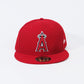 WIND AND SEA ウィンダンシー x NEW ERA ニューエラ x MLB メジャーリーグベースボール WDS LOS ANGELES ANGELS (S_E_A) 59FIFTY CAP キャップ 帽子 レッド