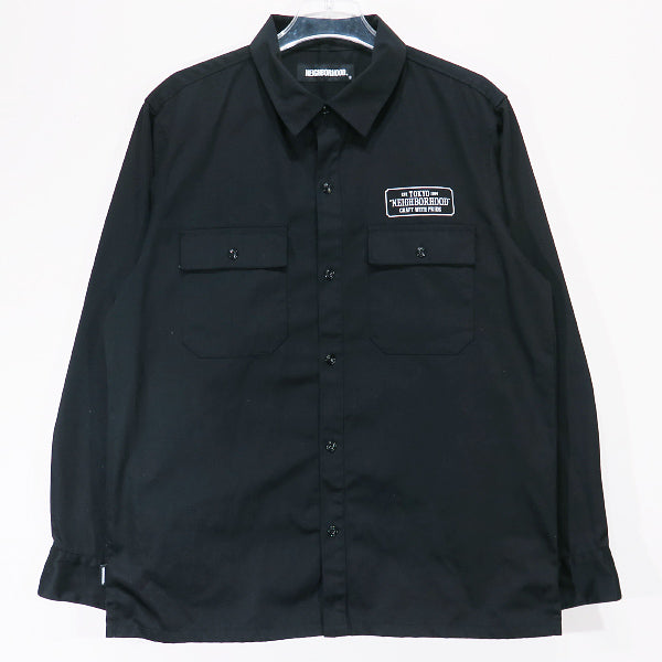 NEIGHBORHOOD ネイバーフッド 20AW CLASSIC WORK/EC-SHIRT.LS 202TSNH-SHM01 クラシック ワーク シャツ ブラック 長袖