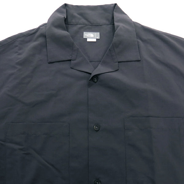 ザ ノース フェイス THE NORTH FACE S/S BLACKROCK SHIRT NR22062 ショートスリーブ ブラックロック シャツ チャコール 半袖 開襟 オープンカラー