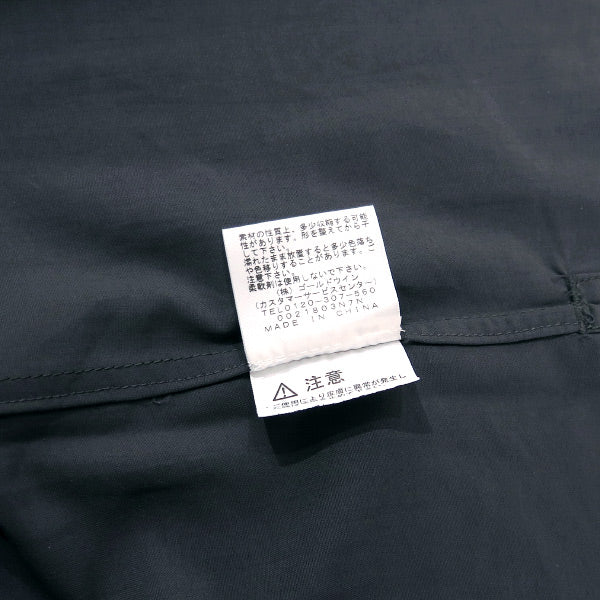 ザ ノース フェイス THE NORTH FACE S/S BLACKROCK SHIRT NR22062 ショートスリーブ ブラックロック シャツ チャコール 半袖 開襟 オープンカラー