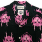 WACKO MARIA ワコマリア x WOLF'S HEAD ウルフズヘッド 14SS DEVIL ALOHA SHIRT デビル アロハシャツ ブラック ハワイアンシャツ 半袖 ショートスリーブ