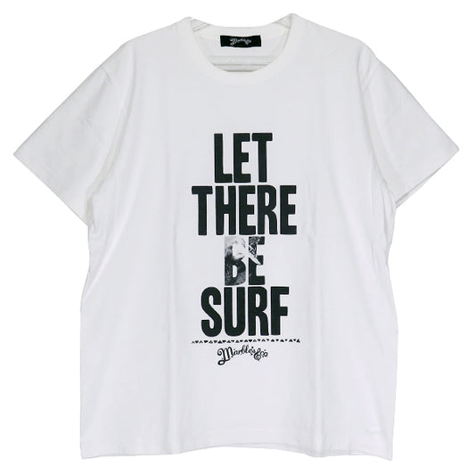 Marbles&co マーブルズ LET THERE BE SURF TEE クルーネック Tシャツ ホワイト 白