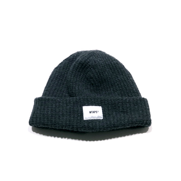 WTAPS ダブルタップス ニットキャップ 20AW BEANIE 01/BEANIE/WOOL 202MADT-HT02 ビーニー ウール ニット帽 帽子 チャコール