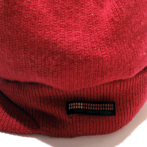 NEIGHBORHOOD ネイバーフッド x Fragment Design フラグメント デザイン ツバ付きニットキャップ 帽子 レッド 赤