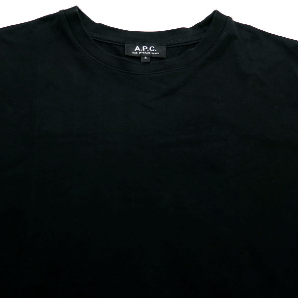 A.P.C. アーペーセー クルーネック Tシャツ 24205-1-90361 ブラック ショートスリーブ 半袖