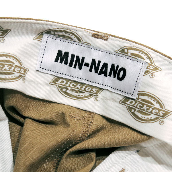 MIN-NANO ミンナノ x Dickies ディッキーズ FGZ STANDARD PANTS COTTON RIPSTOP 213M40MN01 スタンダード パンツ リップストップ カーキ