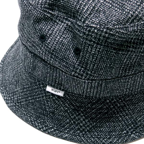 WTAPS ダブルタップス 20AW BUCKET/HAT/WOOL.TWEED.TEXTILE 202HCDT-HT14 バケット ハット ウール ツィード ブラック チェック