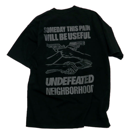 NEIGHBORHOOD ネイバーフッド x UNDEFEATED アンディフィーテッド 21SS NHUF-2/C-TEE.SS 211PCUFN-ST02S Tシャツ ブラック 黒