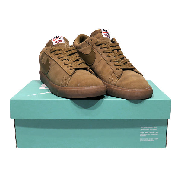 NIKE ナイキ x SUPREME シュプリーム BLAZER LOW GT QS (SUPREME) 716890 229 ブレザー ロウ シュプリーム ゴールデンベージュ