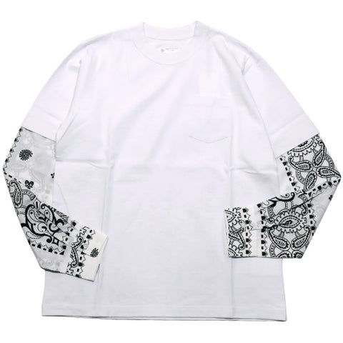 sacai 21SS ARCHIVE PRINT MIX LS T - institutoates.com.br