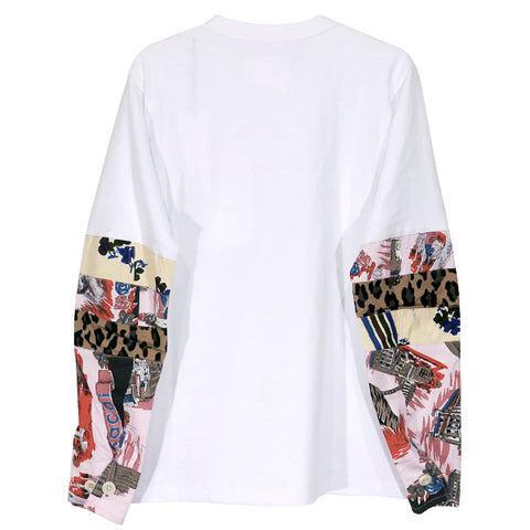 sacai サカイ 21SS ARCHIVE PRINT MIX LONG SLEEVE T-SHIRT 21-02476M