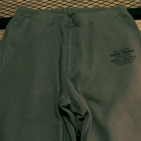 NEIGHBORHOOD ネイバーフッド 18AW KF.SMOOTH/C-PT 182UWNH-PTM01 カンフー スムース スウェット パンツ オリーブドラブ ボトムス