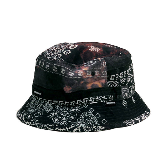 NEIGHBORHOOD ネイバーフッド 20AW BUCKET-B/E-HAT 202YGNH-HT11 バケット ハット ブラック バンダナ ペイズリー 帽子