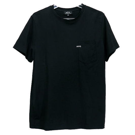 A.P.C. アーペーセー POCKET TEE 25082-1-92701 クルーネック ポケット Tシャツ ブラック ショートスリーブ 半袖 ポケT