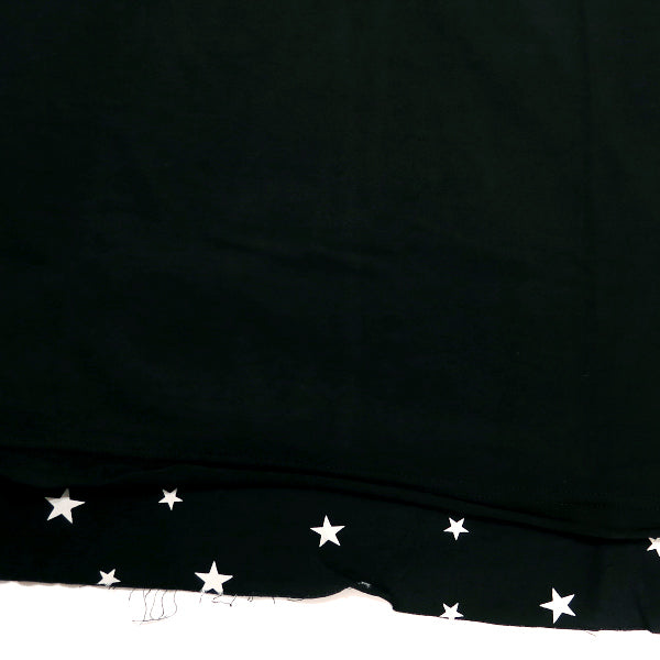 uniform experiment ユニフォームエクスペリメント 19SS HEM LAYERED TEE UE-190069 ヘム レイヤード Tシャツ ブラック ショートスリーブ 半袖