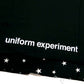 uniform experiment ユニフォームエクスペリメント 19SS HEM LAYERED TEE UE-190069 ヘム レイヤード Tシャツ ブラック ショートスリーブ 半袖