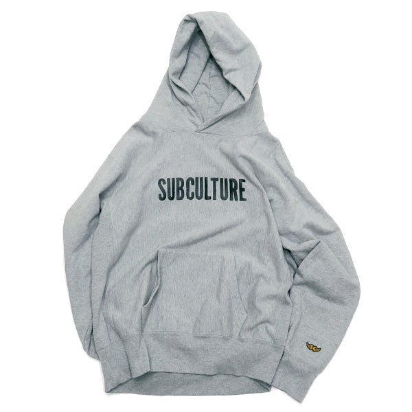 Subculture サブカルチャー VINTAGE SWEAT HOODIE SCHP-A2101 ヴィンテージ スウェット フーディー グレー トップス パーカー