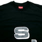 SUPREME シュプリーム 18AW STAGGER TEE スタッガー Tシャツ ブラック ショートスリーブ 半袖