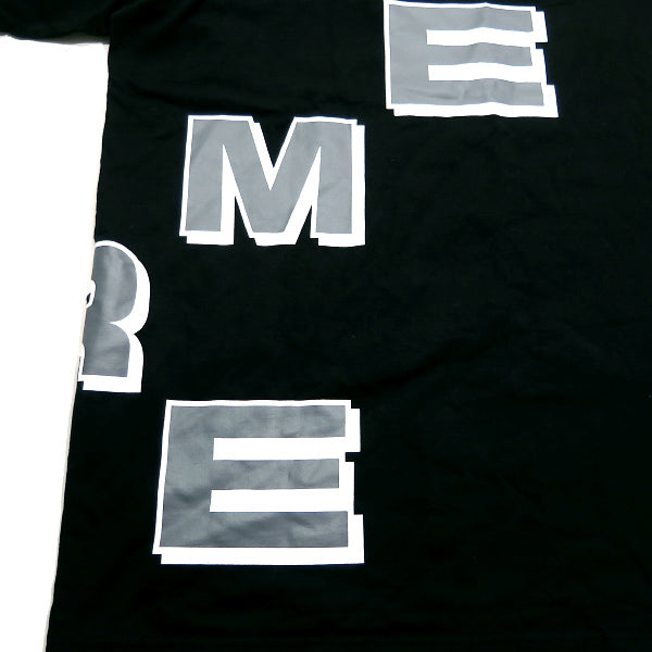 SUPREME シュプリーム 18AW STAGGER TEE スタッガー Tシャツ ブラック ショートスリーブ 半袖