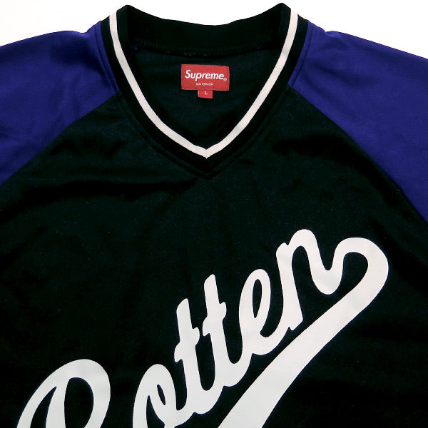 SUPREME シュプリーム 19AW ROTTEN BASEBALL TOP ロッテン ベースボール トップ ブラック 半袖 ショートスリーブ