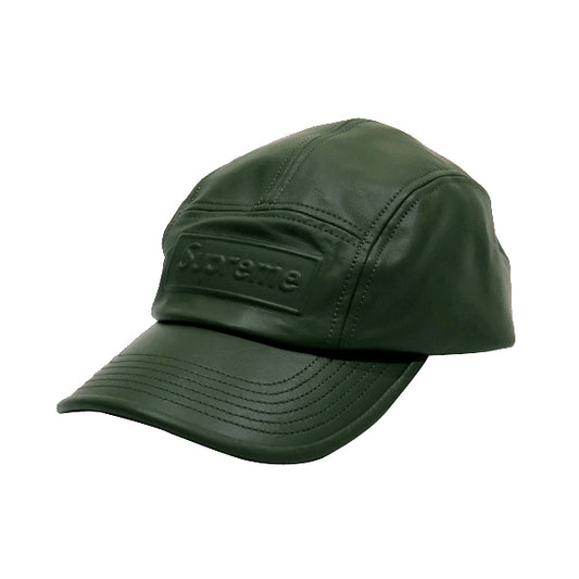 シュプリーム SUPREME 22SS GORE-TEX LEATHER CAMP CAP ゴアテックス レザー キャンプ キャップ オリーブ 帽子