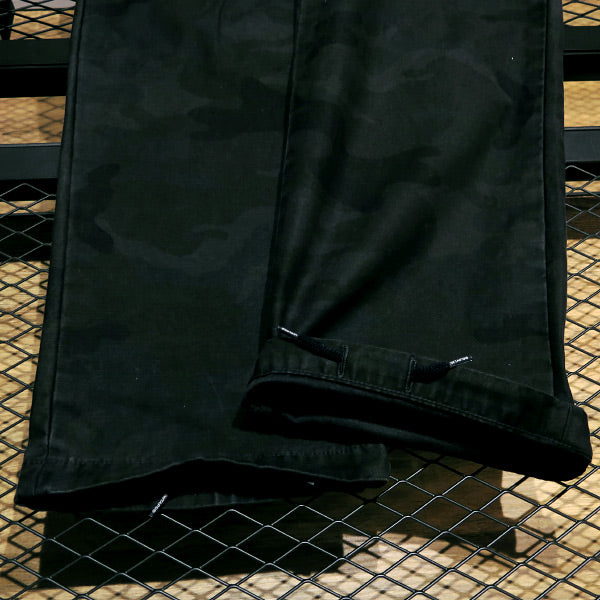 WTAPS ダブルタップス 20SS JUNGLE STOCK 02/TROUSERS.COTTON.SATIN.CAMO 201WVDT-PTM04 ジャングル ストック トラウザーズ ブラック カーゴパンツ