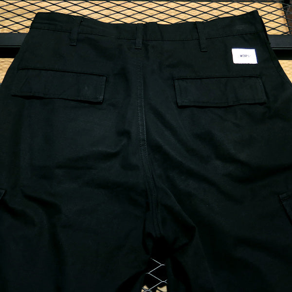 WTAPS ダブルタップス 21SS JUNGLE STOCK/TROUSERS/COTTON.RIPSTOP 211WVDT-PTM02 ジャングル ストック トラウザーズ ブラック カーゴパンツ