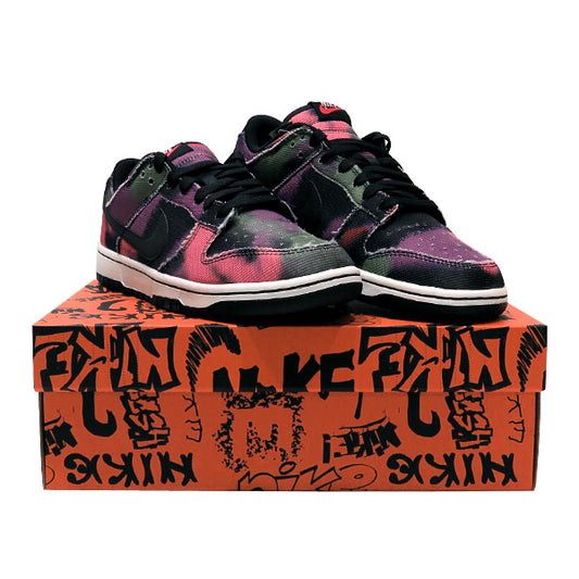 NIKE ナイキ NIKE DUNK LOW RETRO PRM (GRAFFITI) DM0108 002 ダウンク ロウ レトロ プレミアム グラフィティ ブラック サミットホワイト スニーカー