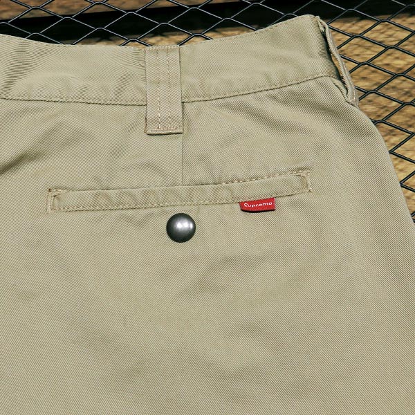 SUPREME シュプリーム WORK SHORT ワーク ショーツ カーキ ショート ハーフ パンツ ボトムス