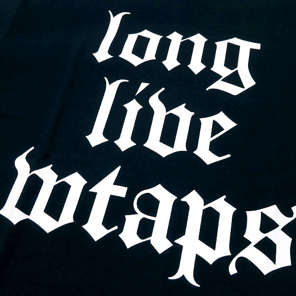 WTAPS ダブルタップス 22SS LLW/SS/COTTON 221ATDT-STM08S LONG LIVE WTAPS ショートスリーブ Tシャツ クルーネック 半袖 ネイビー