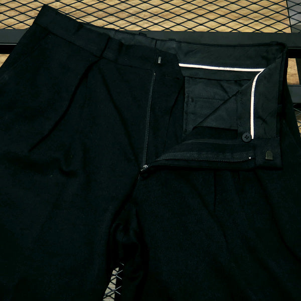 N.HOOLYWOOD エヌハリウッド TUCK TROUSERS 162-PT03 pieces タック トラウザーズ スラックス ブラック パンツ