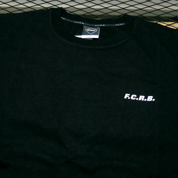 F.C.Real Bristol エフシーレアルブリストル 22SS BIG LOGO WIDE TEE FCRB-220061 ビッグ ロゴ ワイド Tシャツ F.C.R.B. ブラック 黒 オーバーサイズ