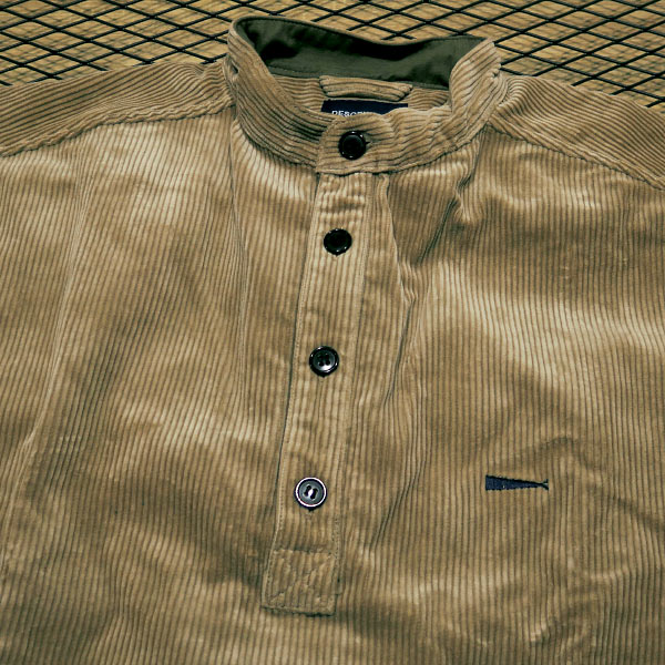 DESCENDANT ディセンダント 21AW TETTY CORDUROY LS SHIRT 212BRDS-SHM06 テティ コーデュロイ ロングスリーブ シャツ ベージュ 長袖